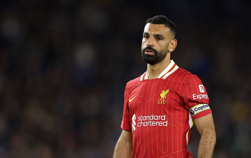 Salah becomes the first striker to start 50 consecutive Premier League games for Liverpool
